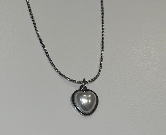 Collar Pearl Silver