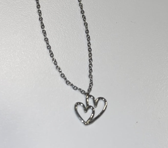 Collar Double Heart